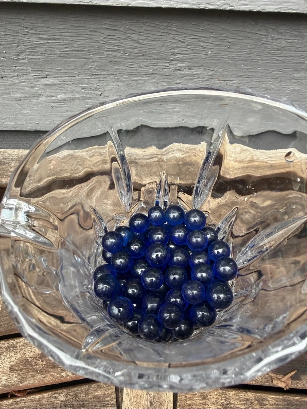 Dansk Blue Floral Beads - Pitcher Not Included